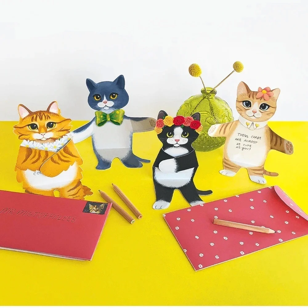 Chronicle Books Kitten Cuddles Set of 12 Notecards & Envelopes Stationery